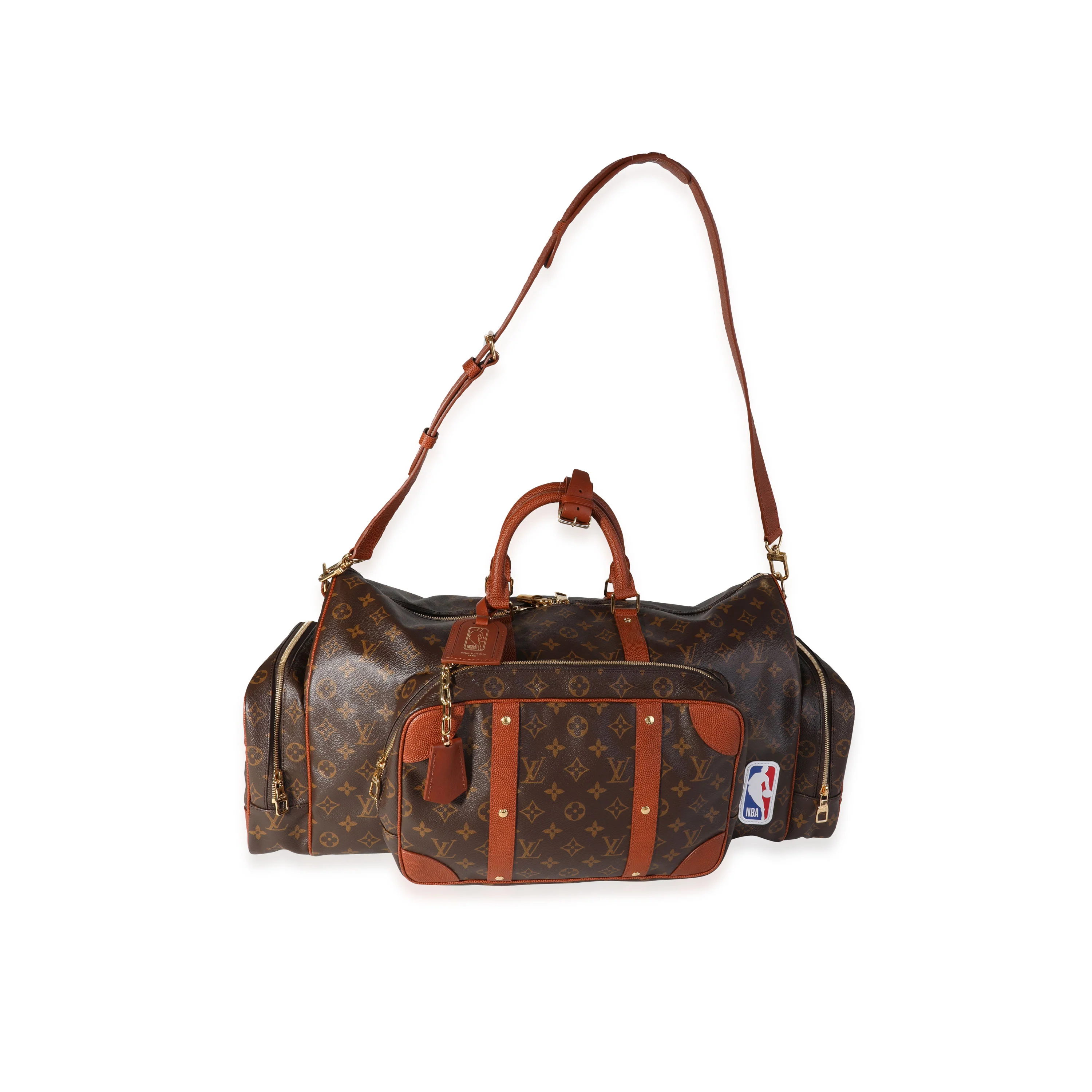 x NBA Monogram Canvas Trio Pocket Keepall - Image 4