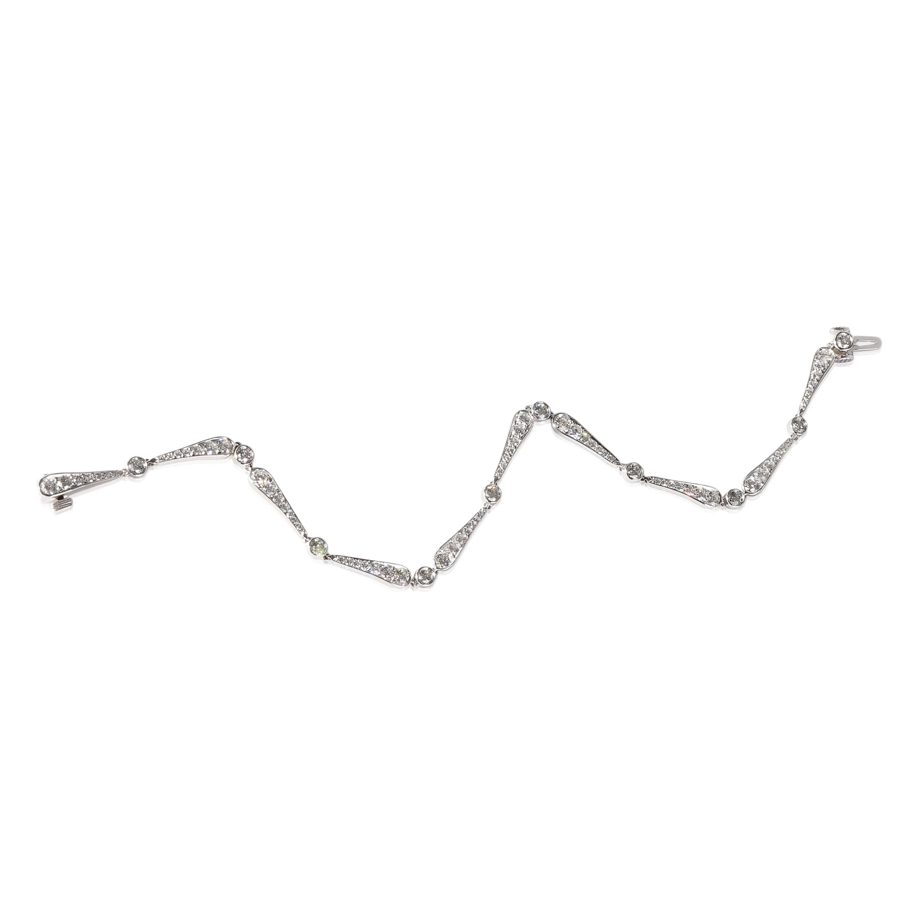 Tiffany & Co. Jazz Diamond Bracelet in Platinum 1.70 CTW - Image 4