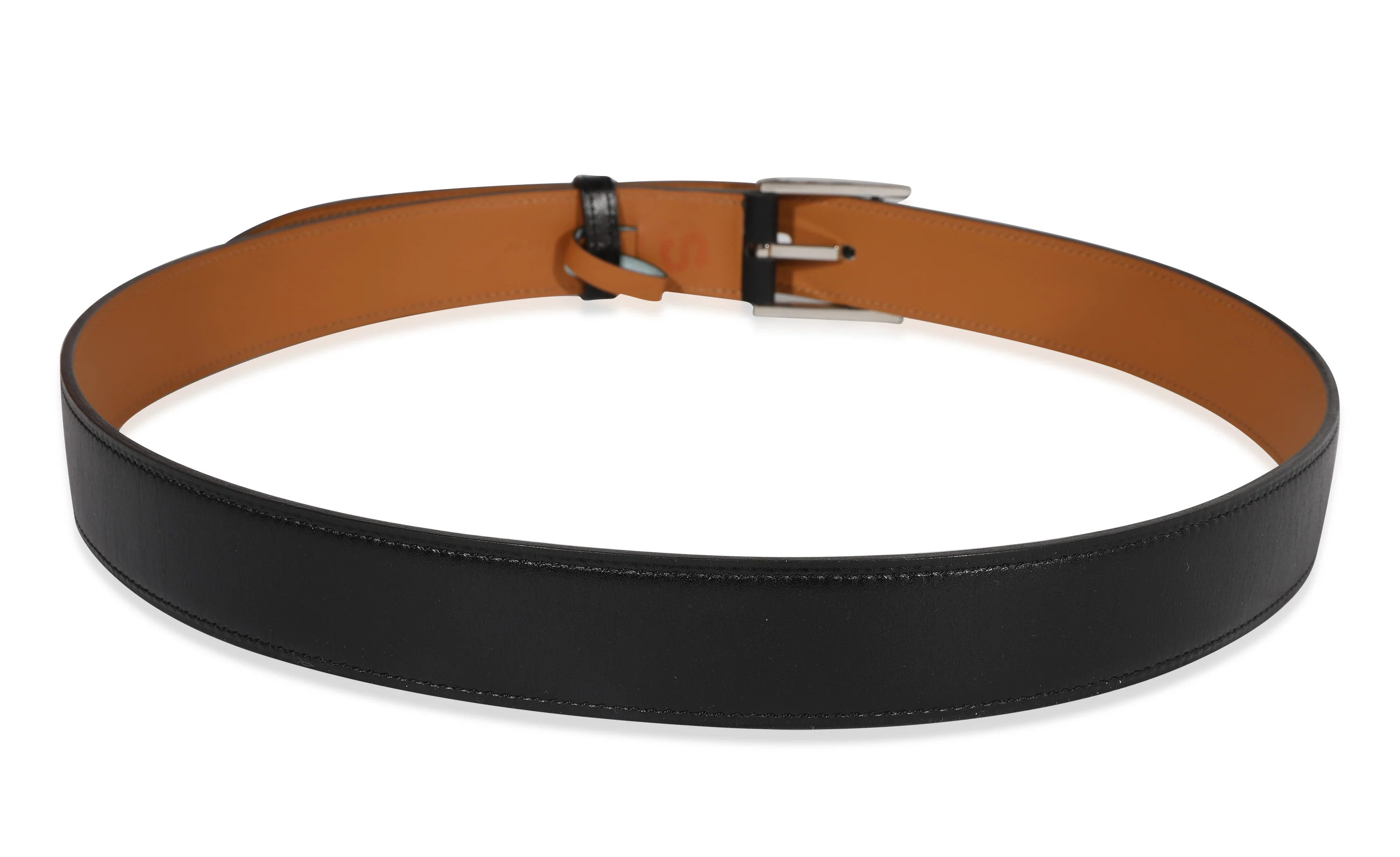 Hermès Noir Box & Gold Chamonix James 32 Belt 90 - Image 3