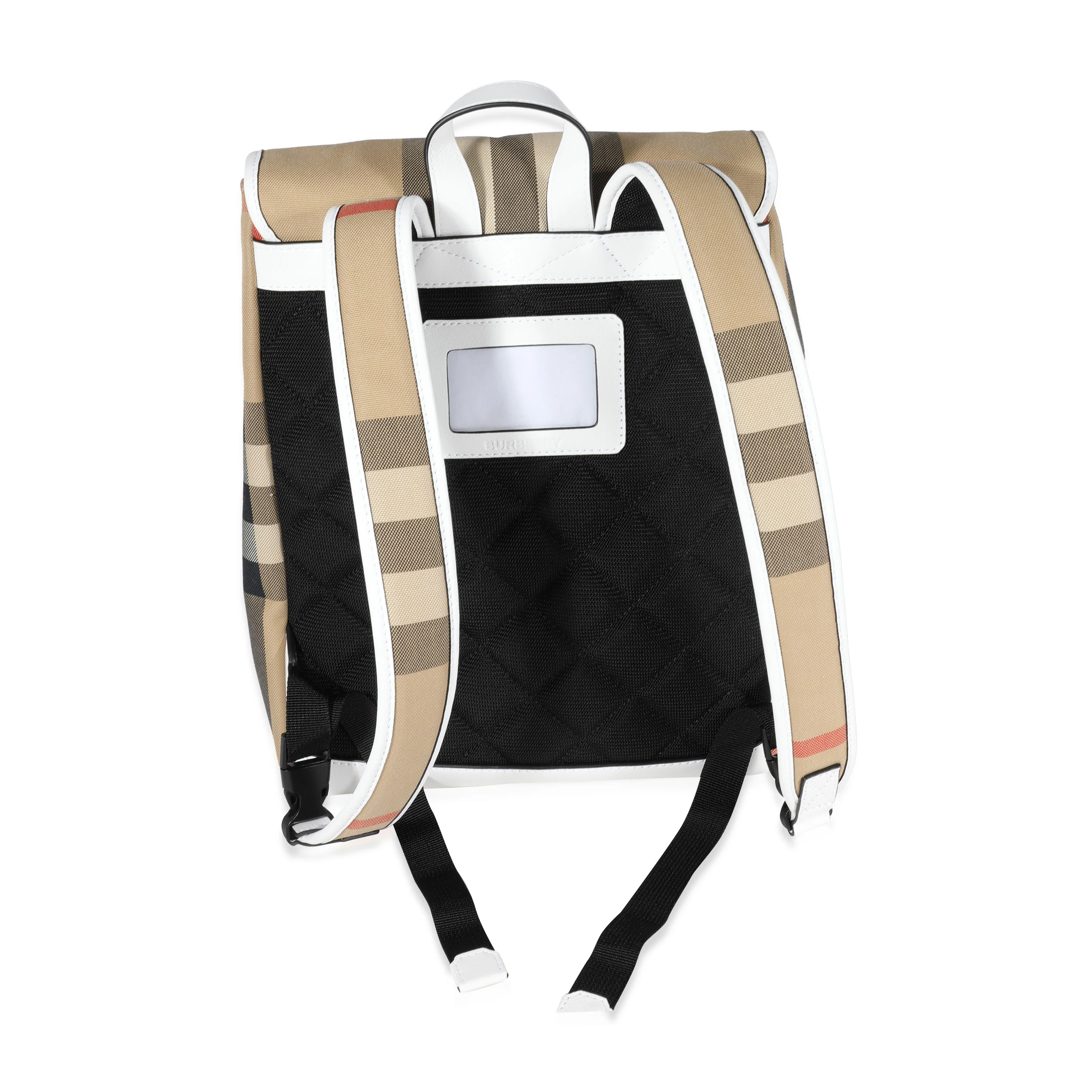 Burberry Archive Beige Vintage Check Dewey Kids Backpack - Image 3