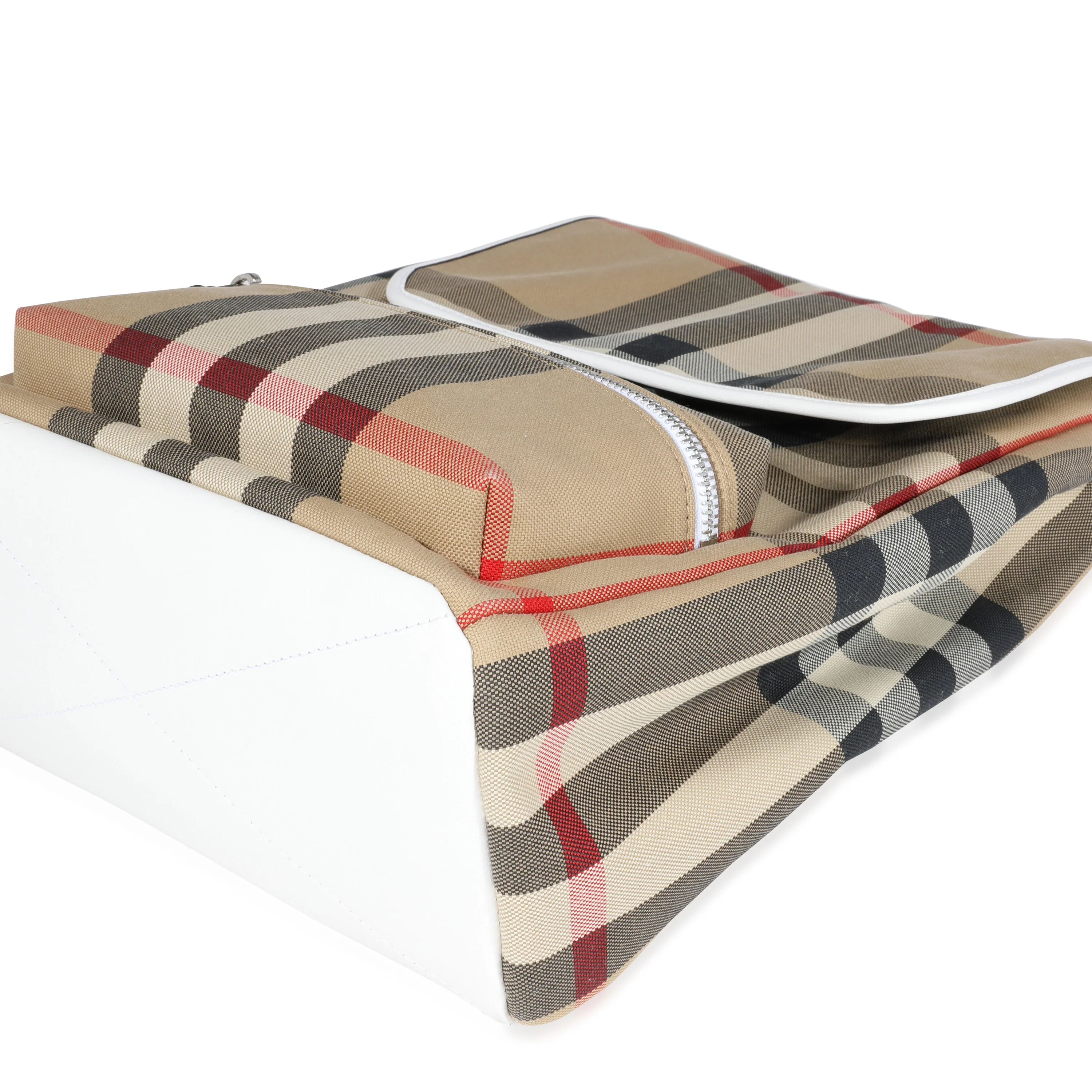 Burberry Archive Beige Vintage Check Dewey Kids Backpack - Image 5