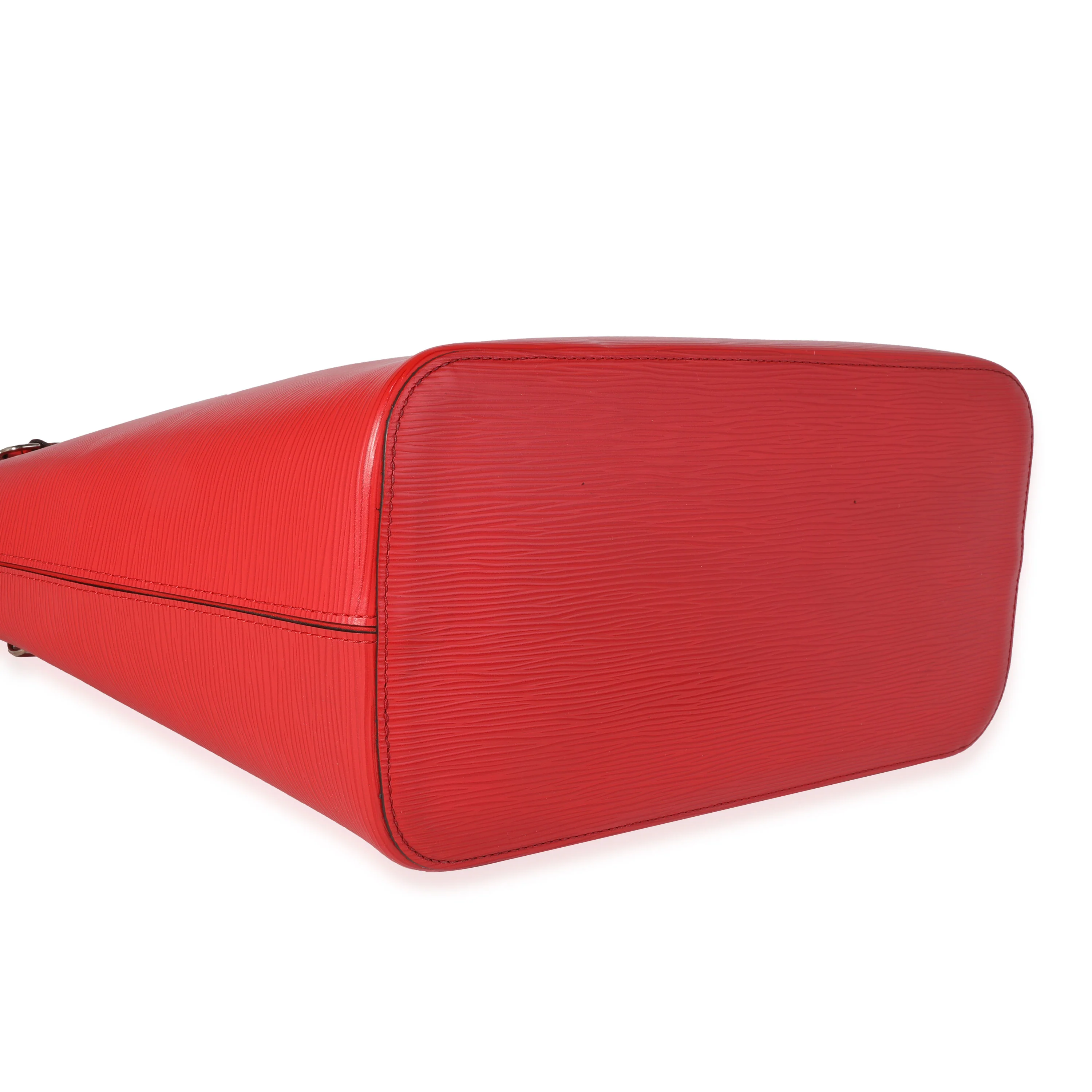 Louis Vuitton Red Epi Leather Neverfull MM - Image 5