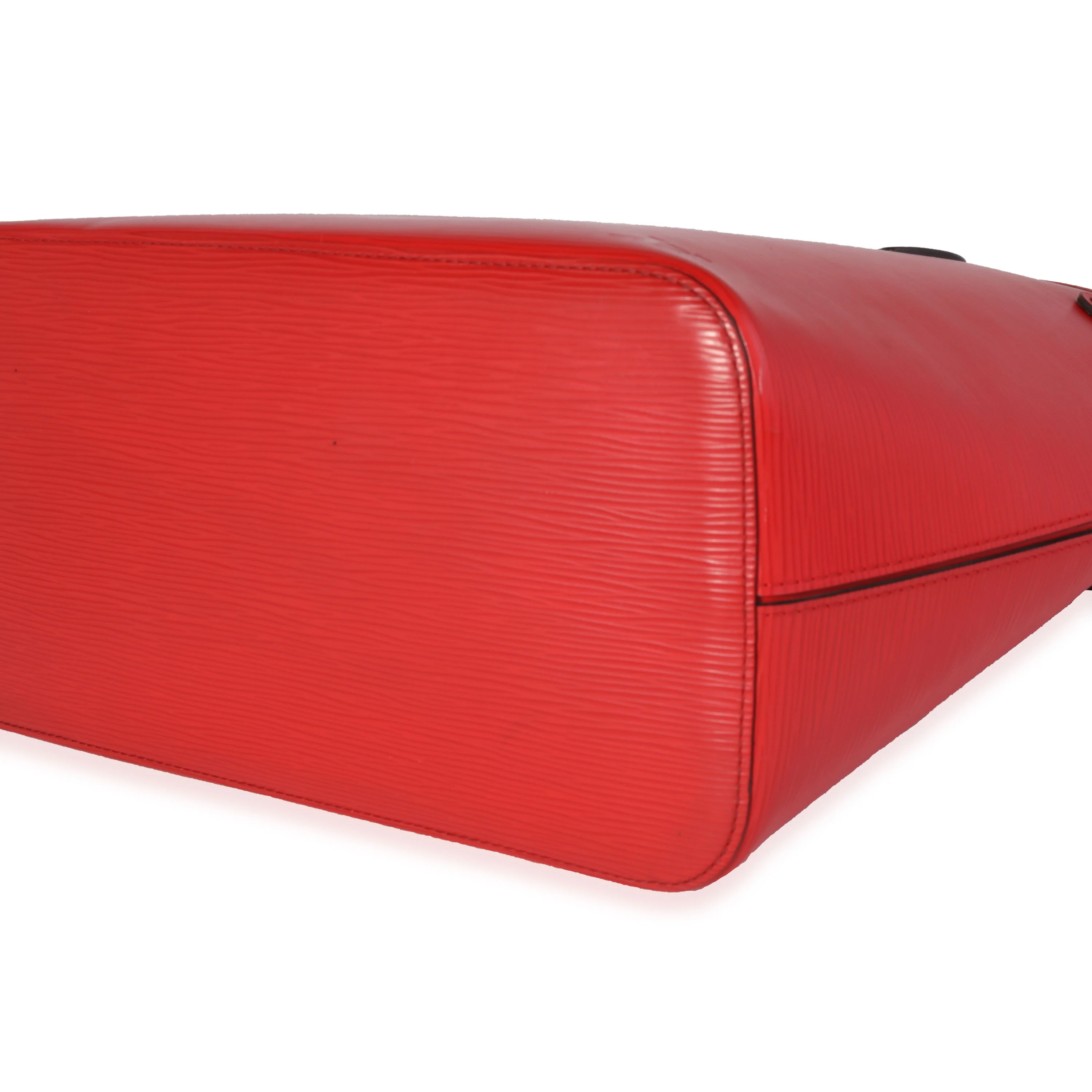 Louis Vuitton Red Epi Leather Neverfull MM - Image 6