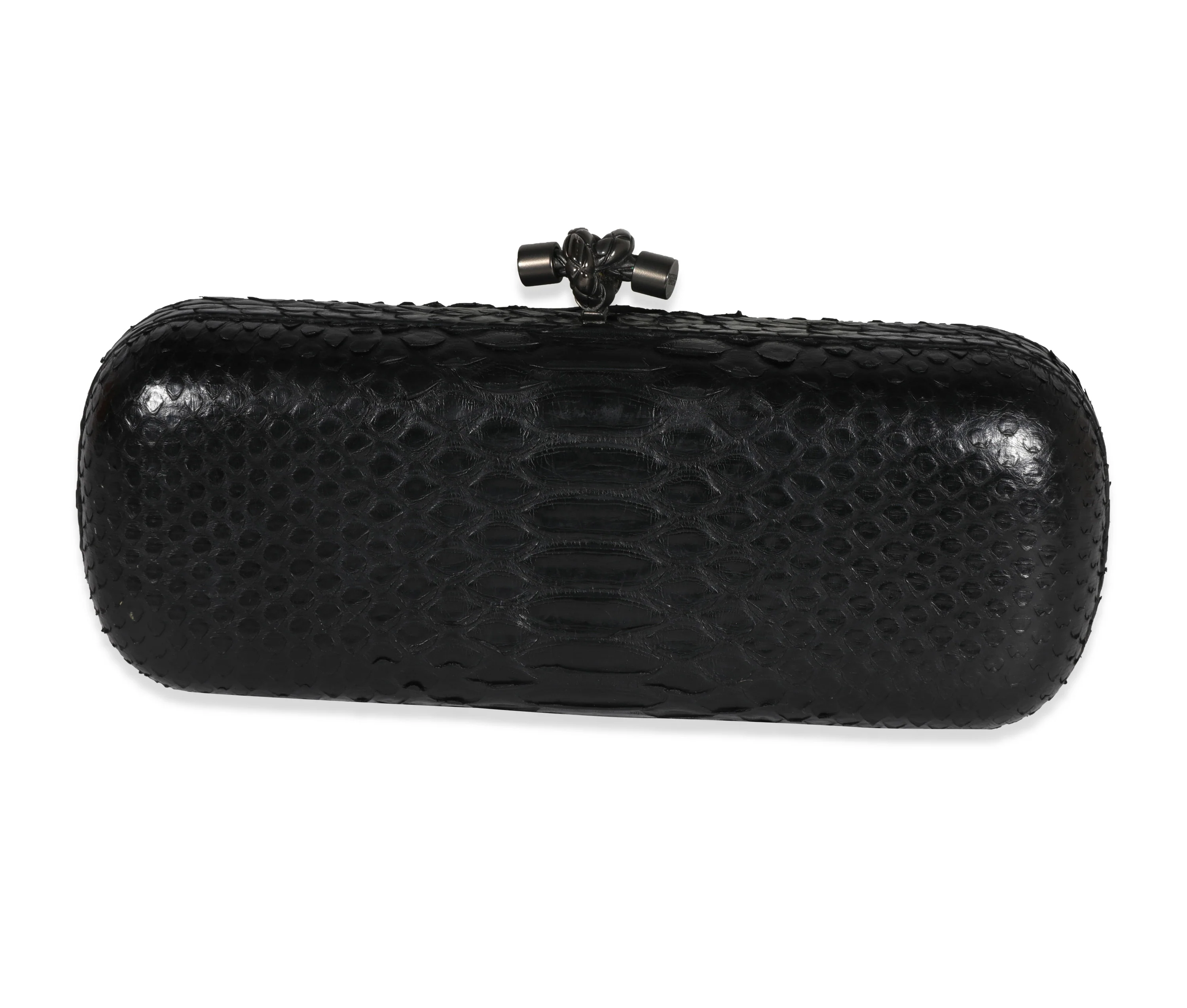 Bottega Veneta Black Python Long Knot Clutch - Image 3