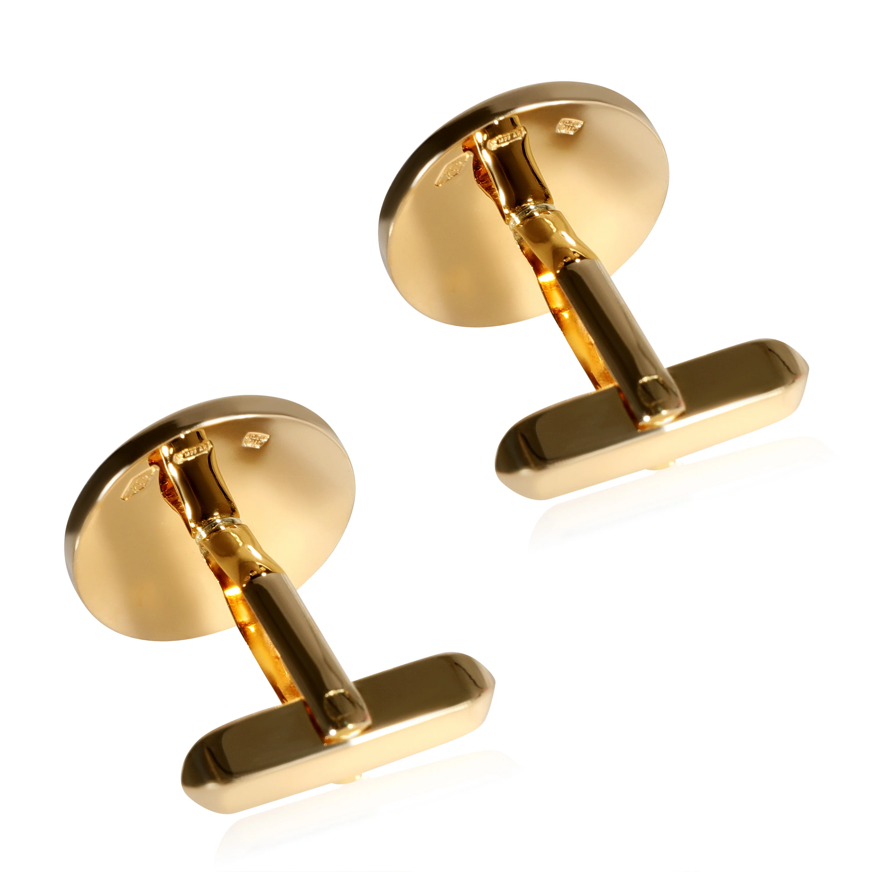 Bvlgari Bvlgari Vintage Cufflinks in 18K Yellow Gold - Image 3