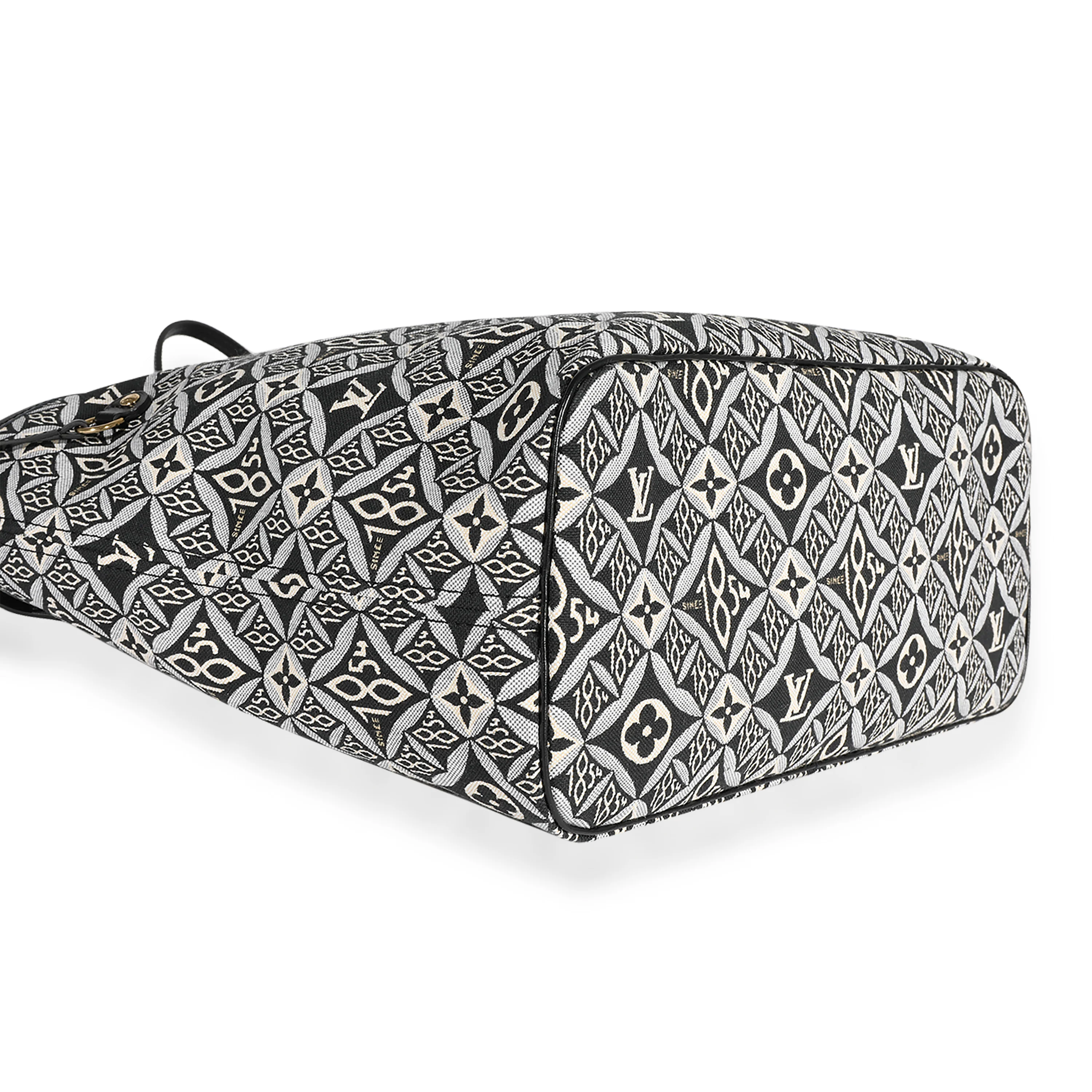 Louis Vuitton Black Jacquard Since 1854 Neverfull MM - Image 3