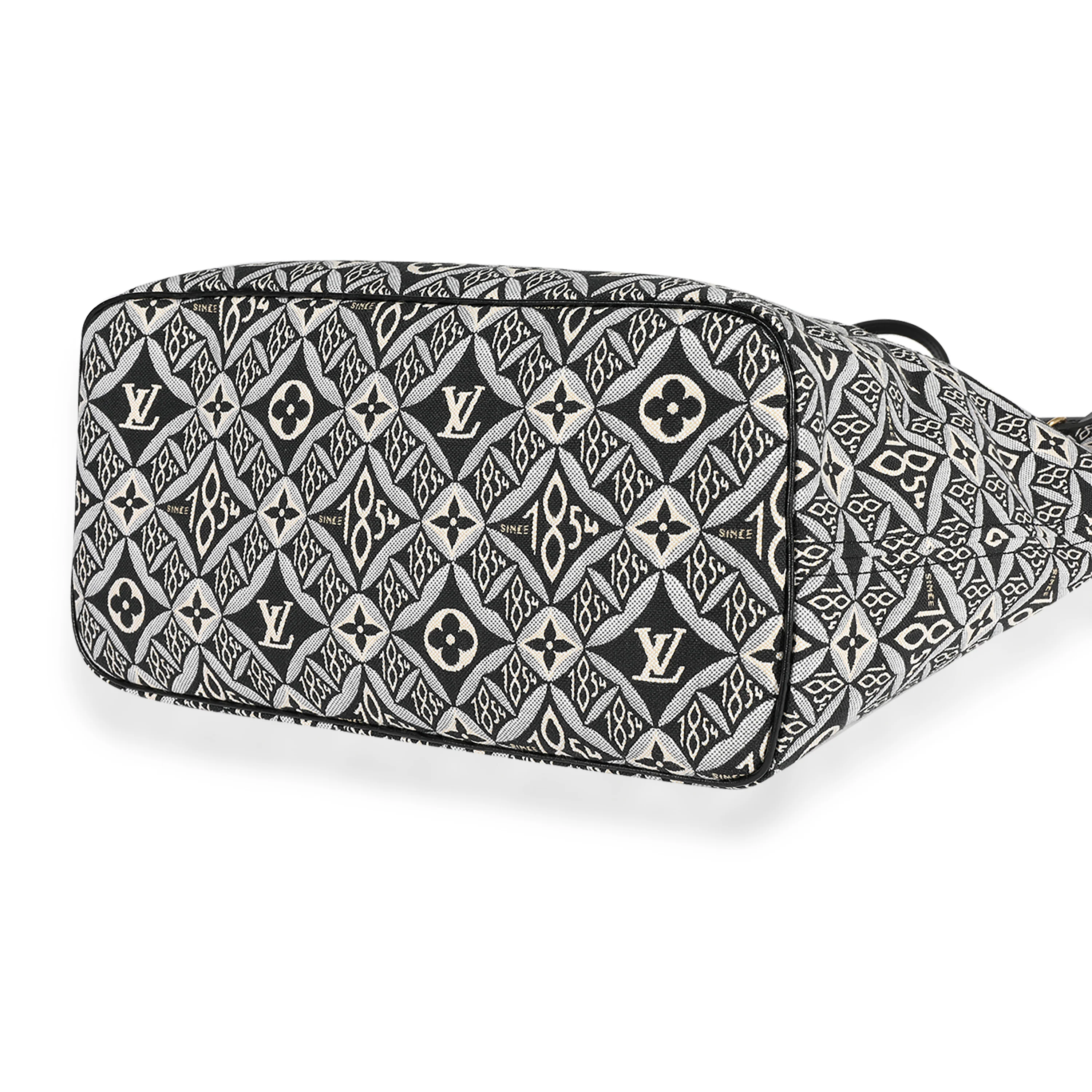 Louis Vuitton Black Jacquard Since 1854 Neverfull MM - Image 5