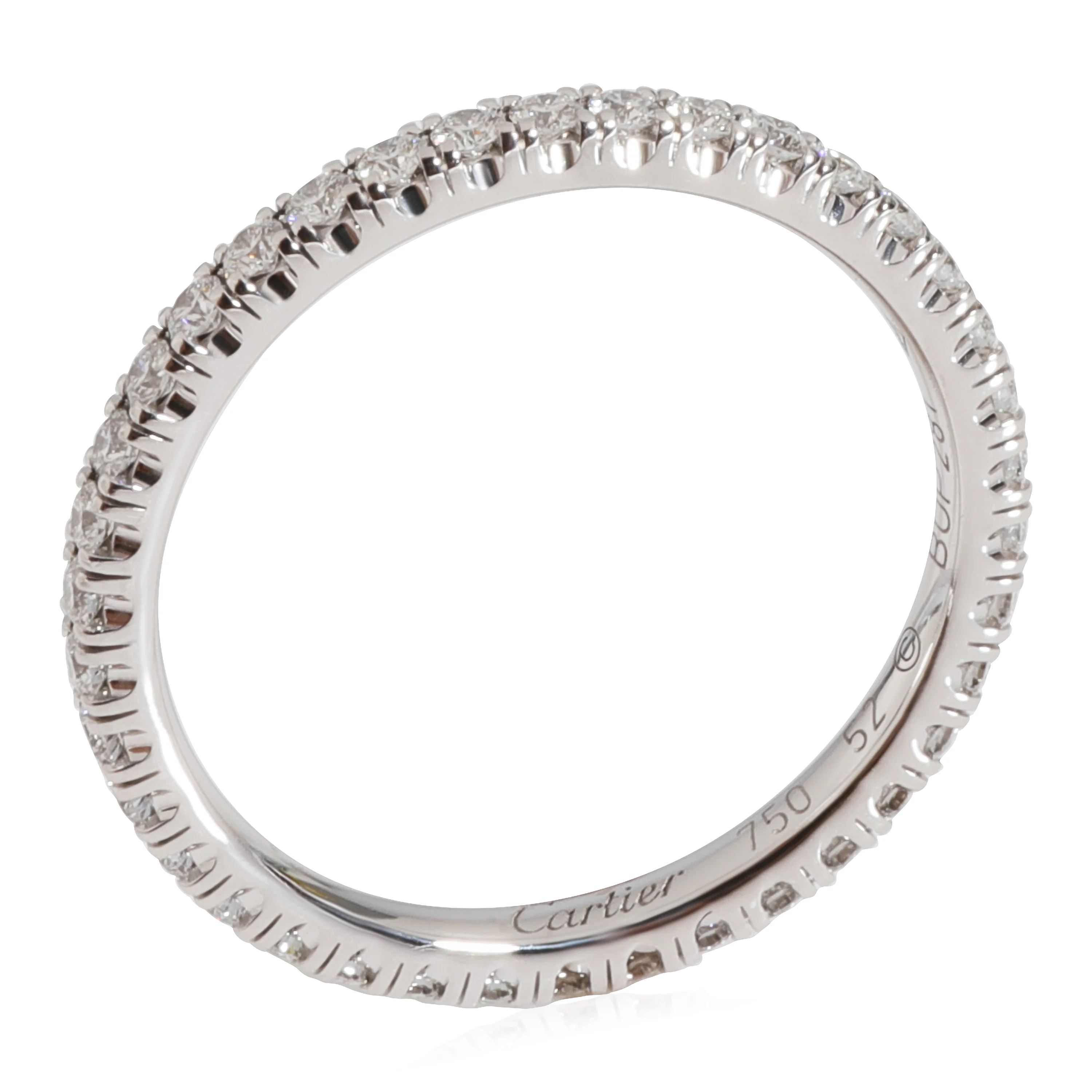 Cartier Etincelle De Cartier Wedding Band in 18k White Gold 0.47 CTW - Image 3