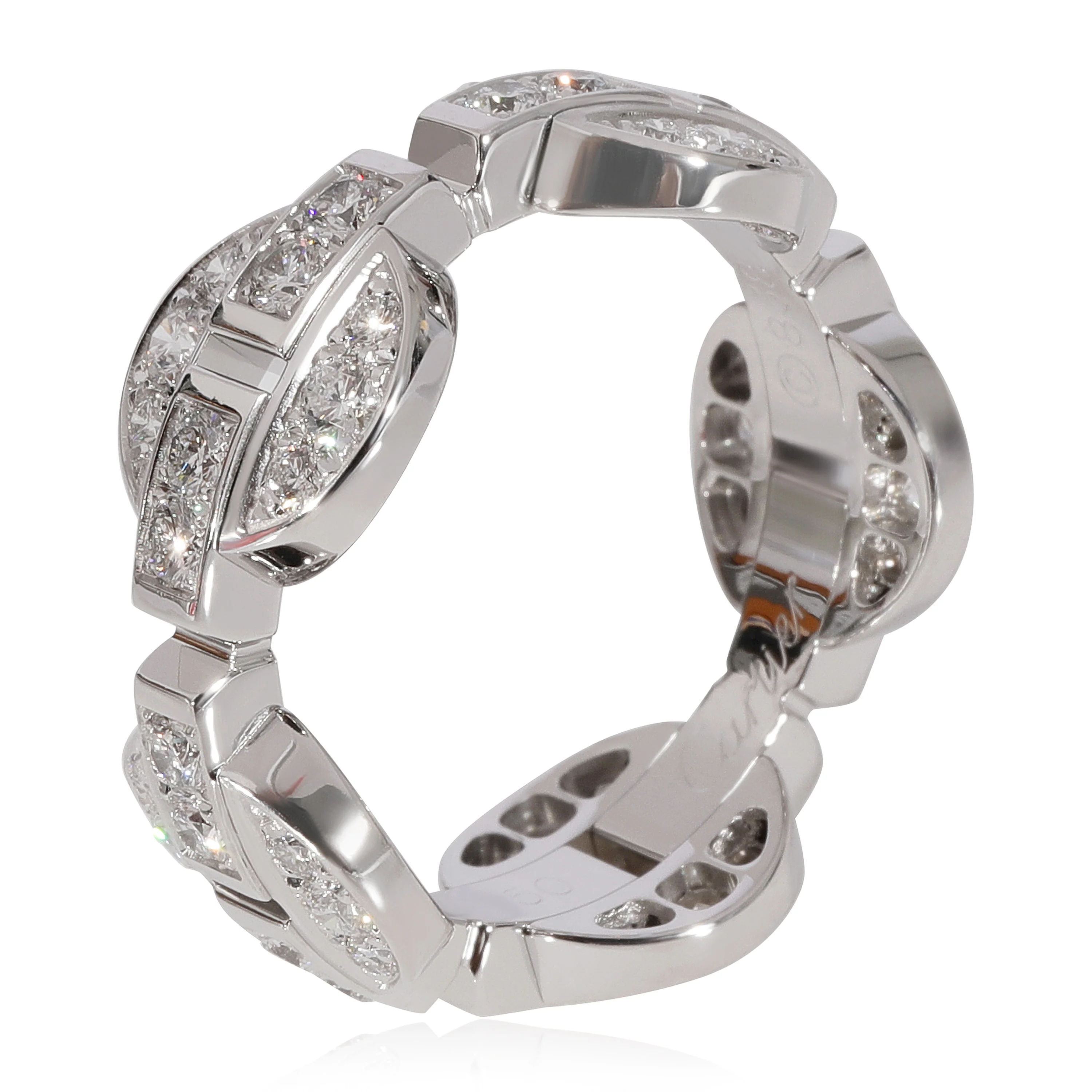 Himalia Diamond Band in 18K White Gold 1.75 CTW - Image 3