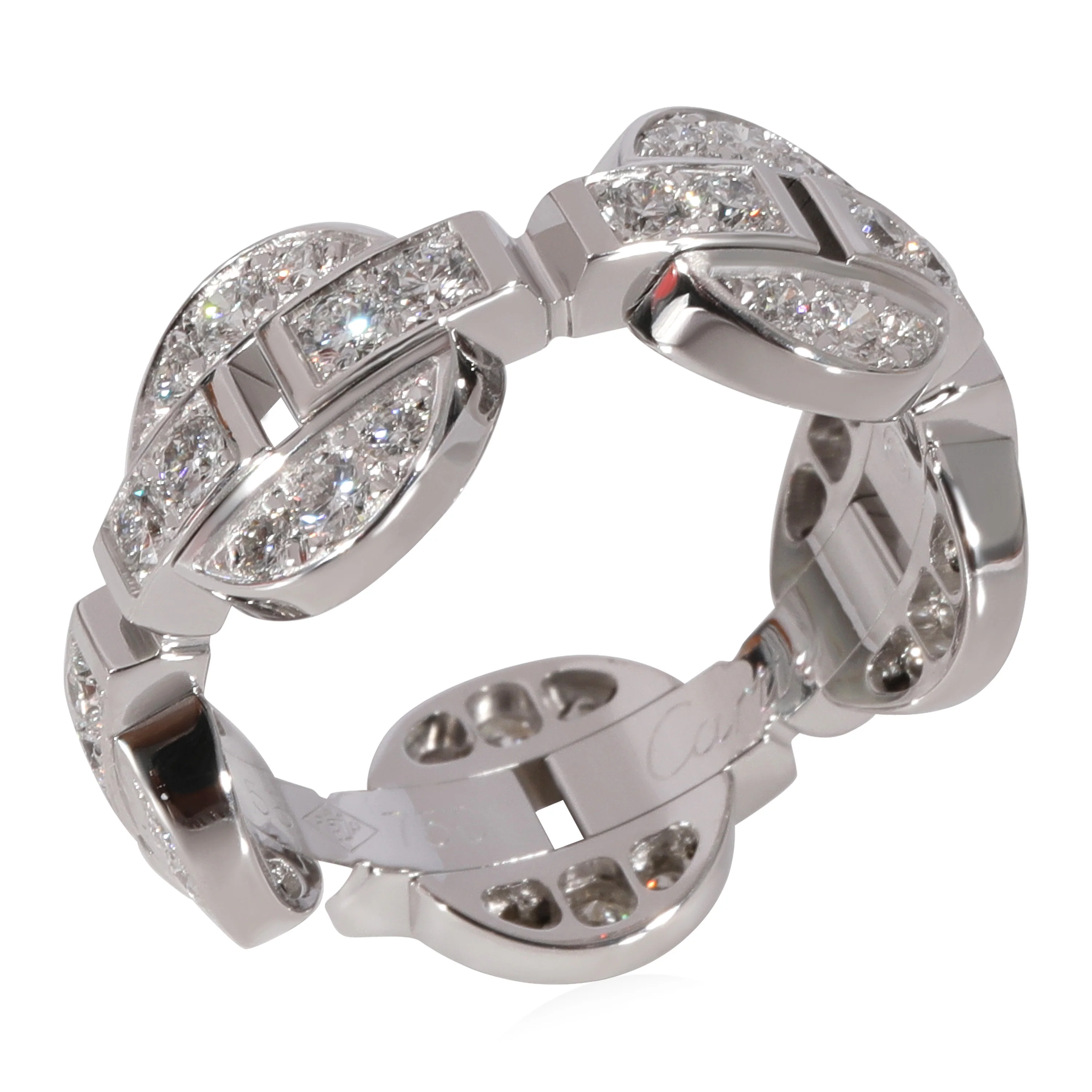 Himalia Diamond Band in 18K White Gold 1.75 CTW - Image 5