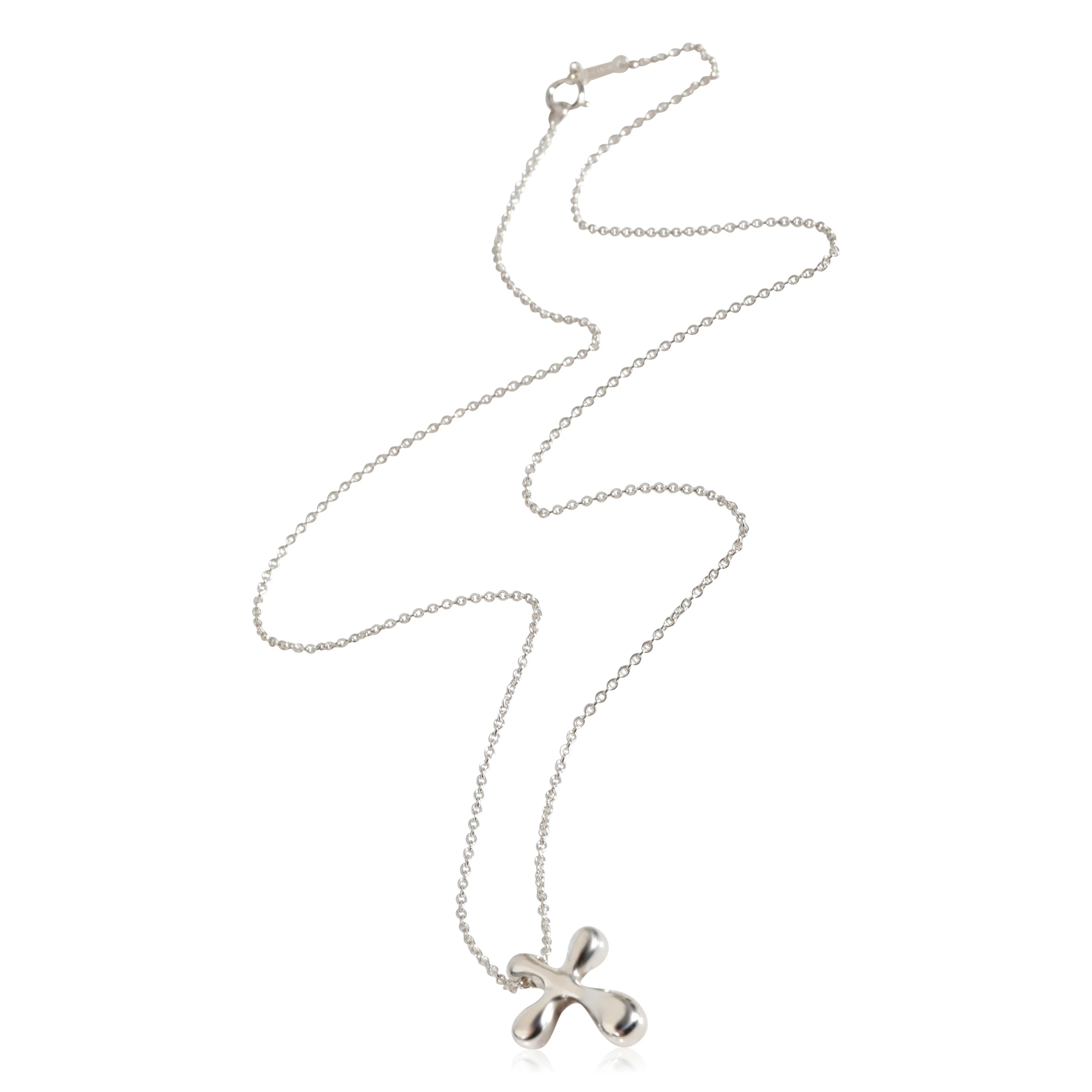 Tiffany & Co. Elsa Peretti Cross Pendant on Chain in Sterling Silver - Image 3