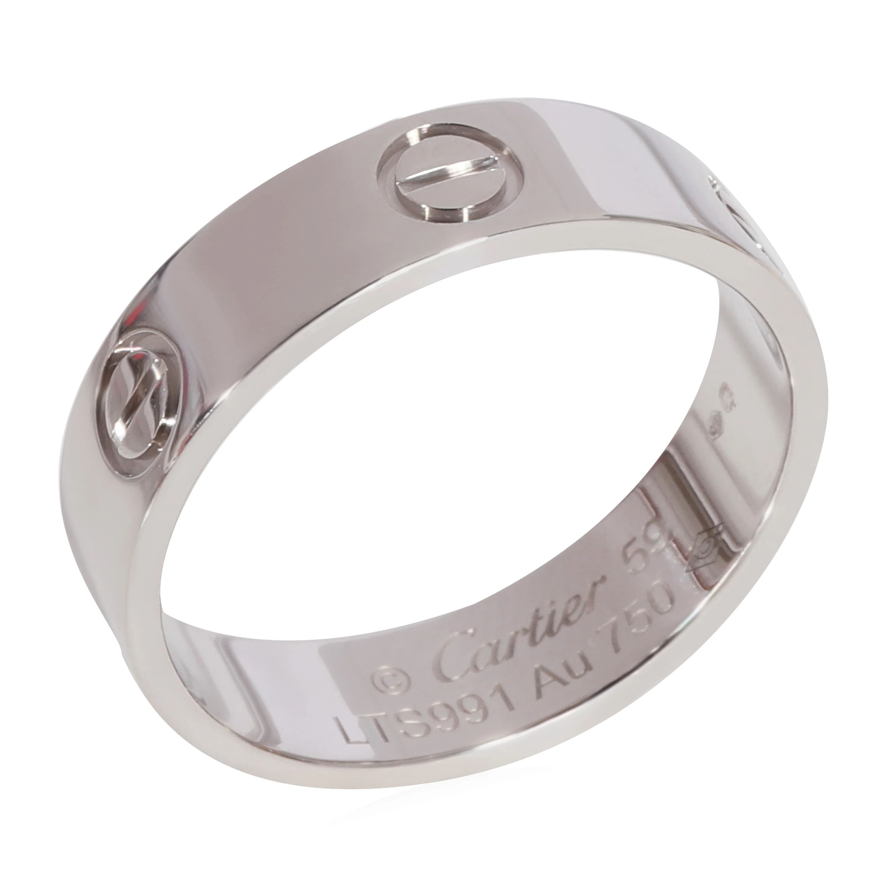 Cartier Love Ring in 18k White Gold - Image 3