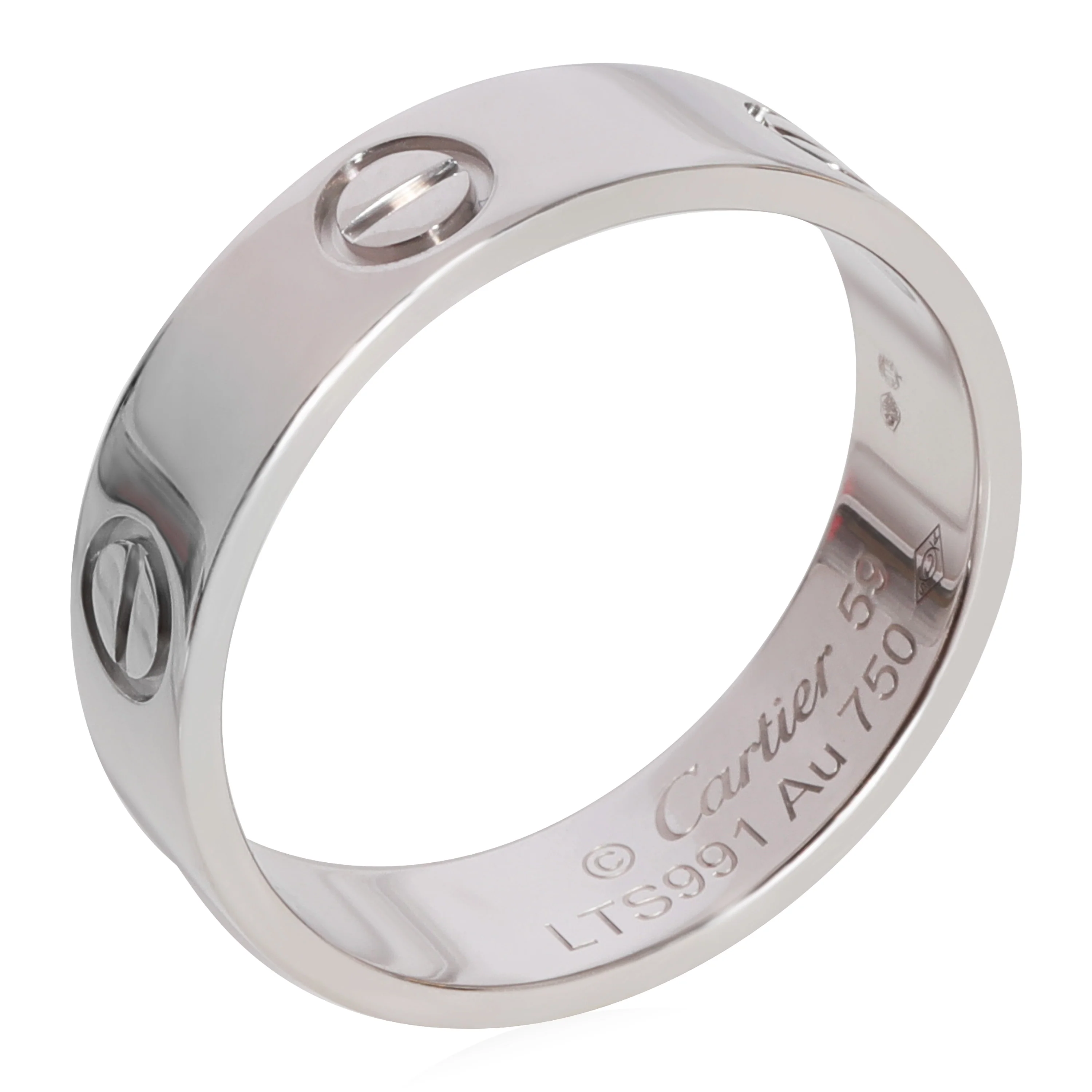 Cartier Love Ring in 18k White Gold - Image 4