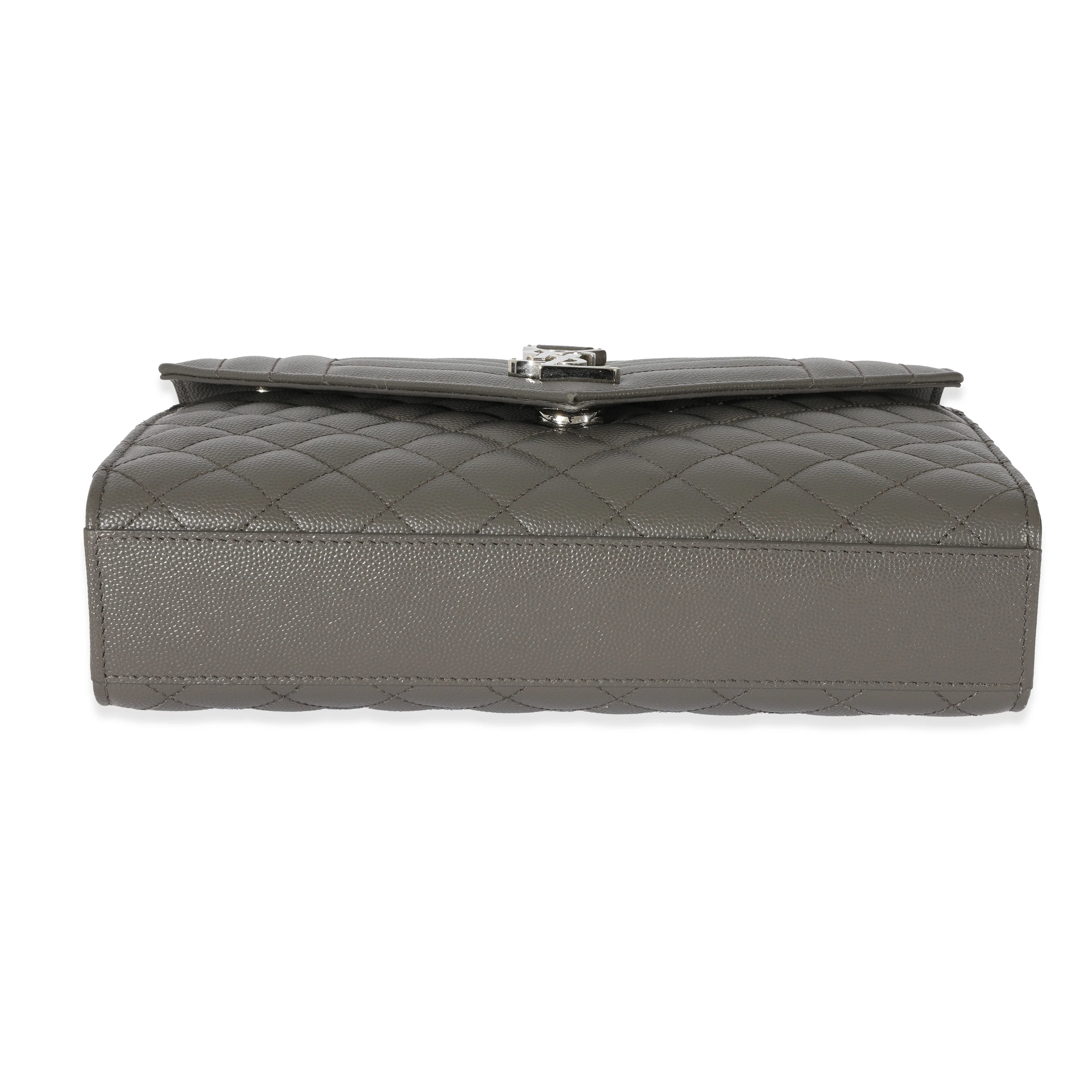 Grey Grain De Poudre Medium Envelope In Mix Flap Bag - Image 5