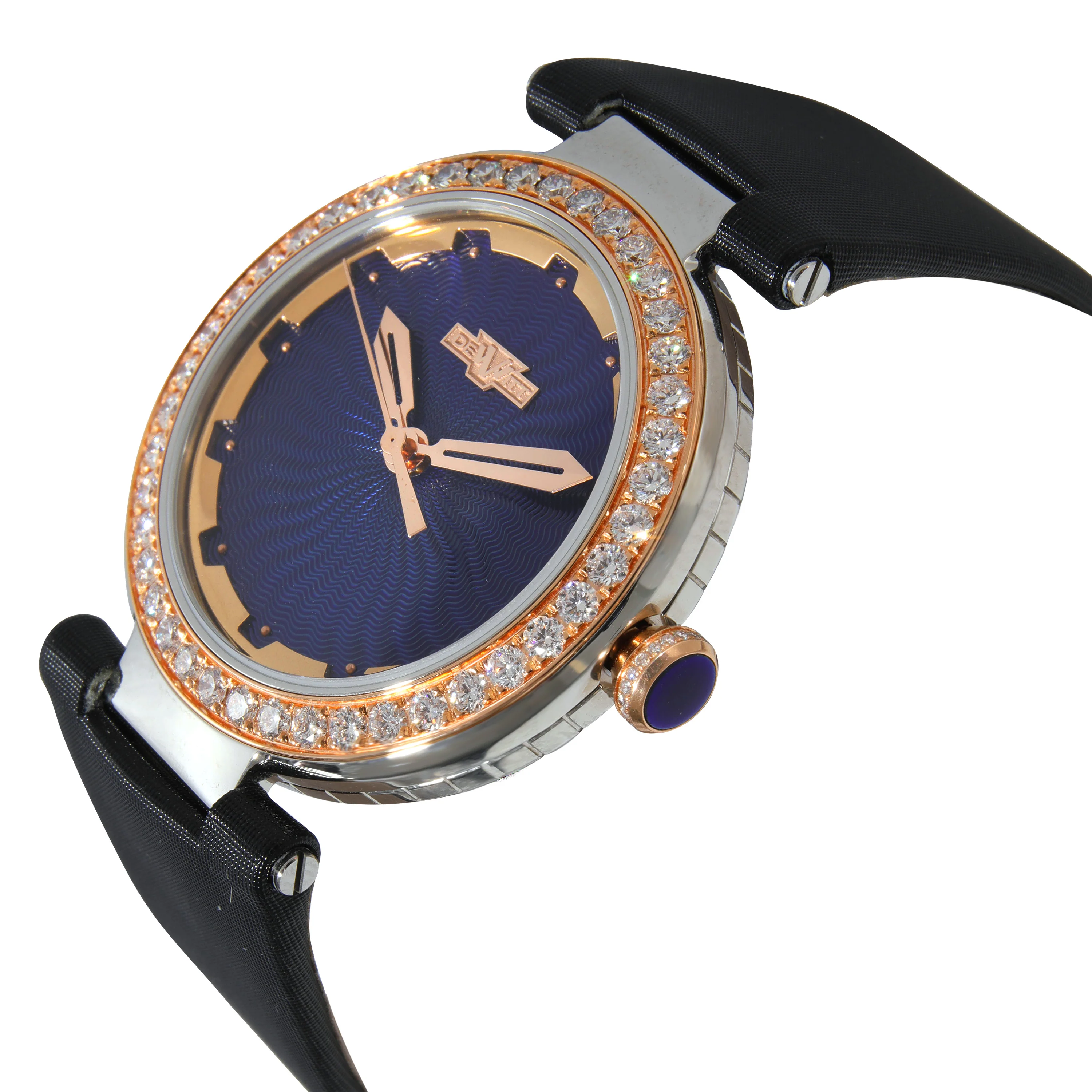 Blue Empire BEM.QZ.001-BLK Unisex Watch in 18kt Stainless Steel/Rose Gold - Image 3