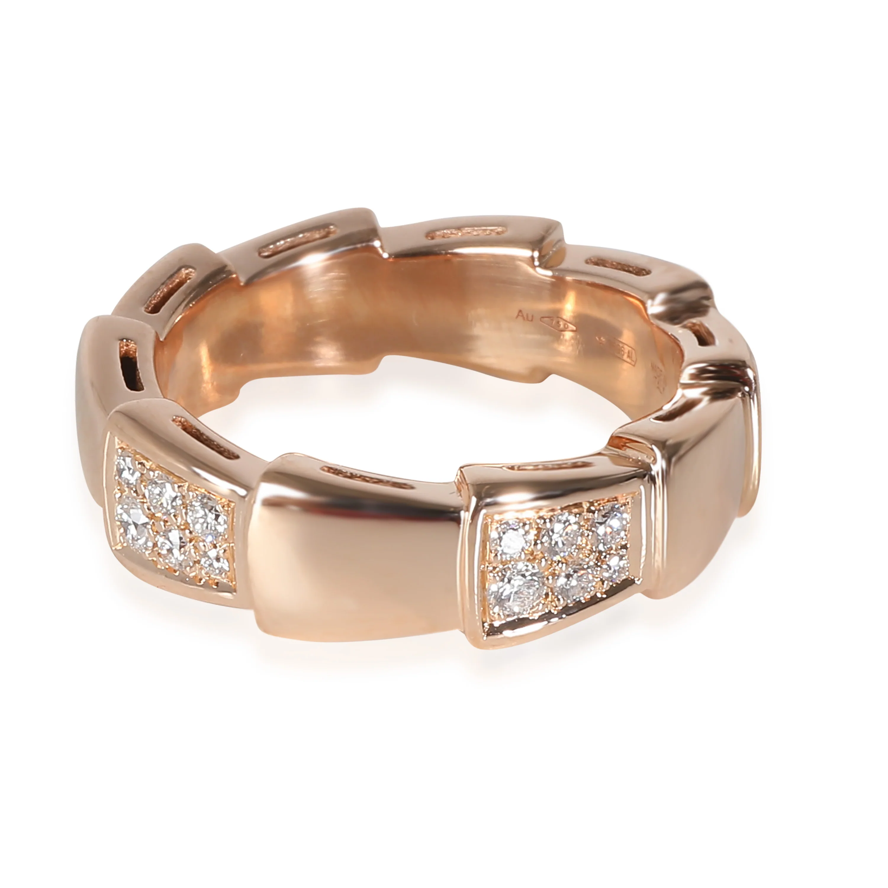Serpenti Fashion Ring in 18k Rose Gold 0.34 CTW - Image 3